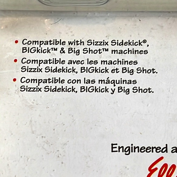 Sizzix Sizzlits 4 Dies 654485 Sweet Set - Picture 3 of 5